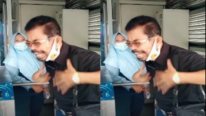 Penumpang Transjakarta Sakit Minta Tolong, Malah Direkam! (TikTok/capung_darat)