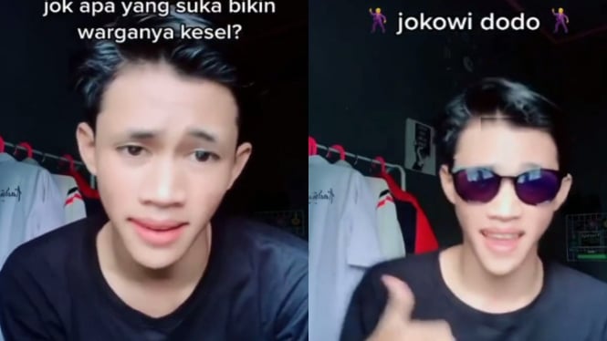 Viral Video Pria Hina Jokowi sambil Joget (Instagram/jokersupriadi)