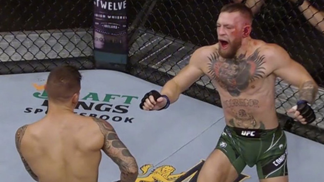 Conor McGregor alami insiden patah kaki di UFC 264
