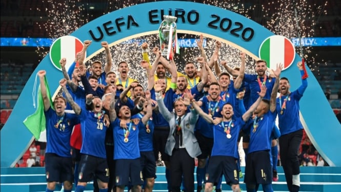 Timnas Italia juara EURO 2020.