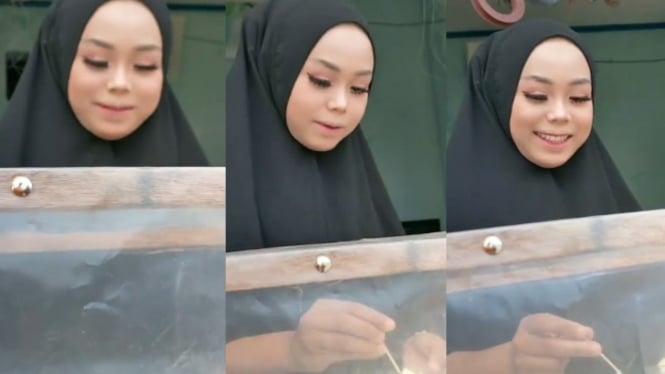 Viral Video Wanita Jual Jajanan Tampil Menor layaknya mau Kondangan (Instagram/tante_rempong_offficiall)