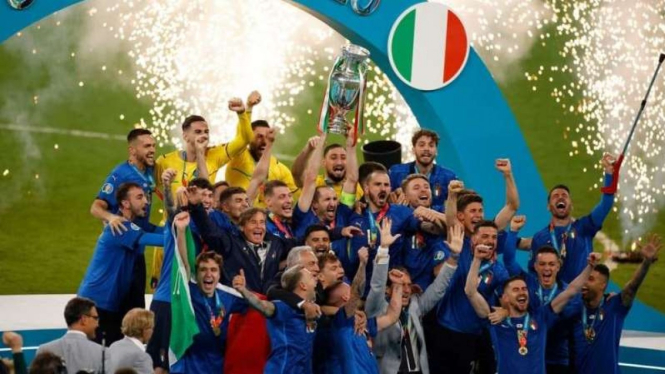 VIVA Militer: Timnas Italia juara Piala Eropa 2020 usai mengalahkan Inggris