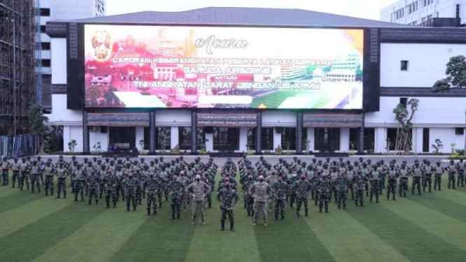 VIVA Militer: Jenderal TNI Andika Perkasa melepas prajurit terbang ke Amerika