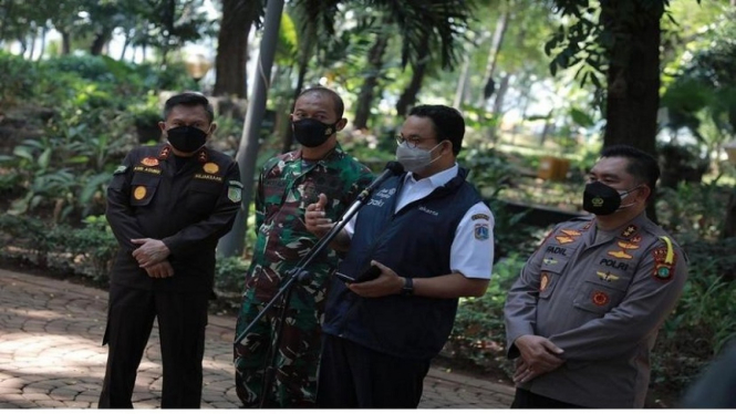 Anies Baswedan rapat bersama Forum Koordinasi Pimpinan Daerah