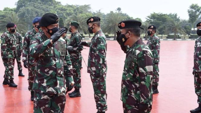 VIVA Militer: Panglima TNI pimpin Upacara Laporan Korps Kenaikan Pangkat