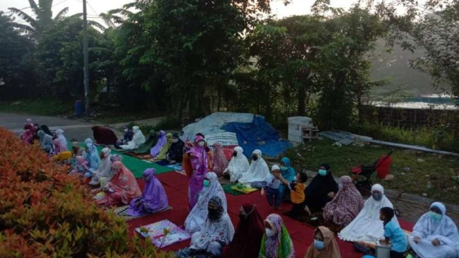 Salat Idul Adha di Musala Nurul Iman Tangerang