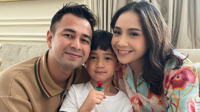 Raffi Ahmad, Rafathar dan Nagita Slavina.