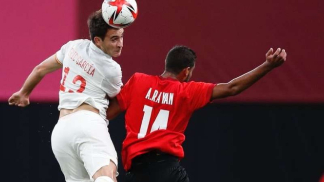 Duel Timnas Spanyol U-23 vs Mesir U-23 di Olimpiade 2020.