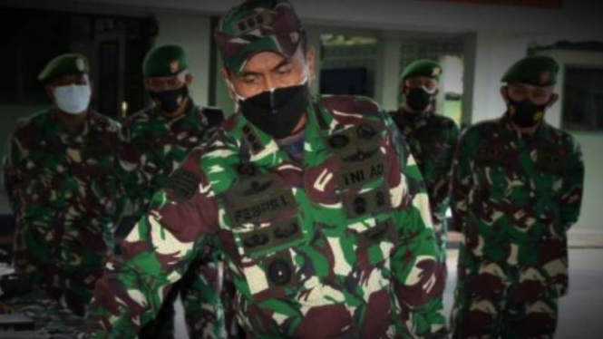 VIVA Militer: Danrem 023/Kawal Samudera, Kolonel Infanteri Fabriel B Sikumbang