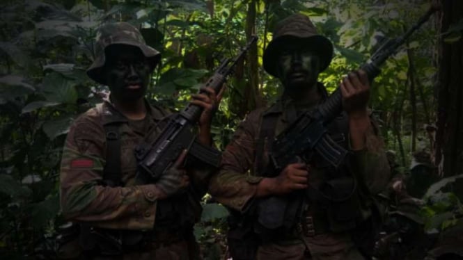 VIVA Militer: Prajurit Yonif Mekanis Raider 411/Pandawa di hutan Gunung Argopuro