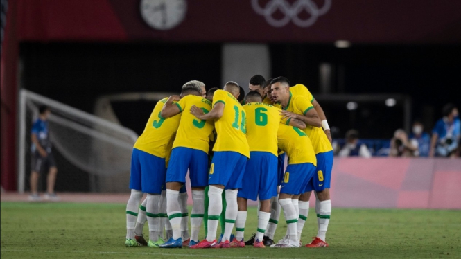 Skuad Timnas Brasil U-23 di Olimpiade Tokyo 2020. 