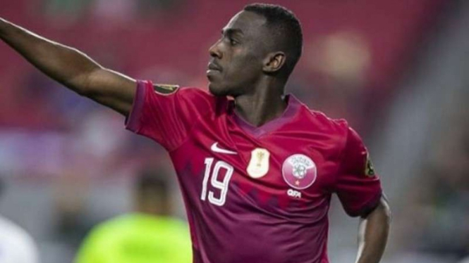 Striker Timnas Qatar, Almoez Ali.