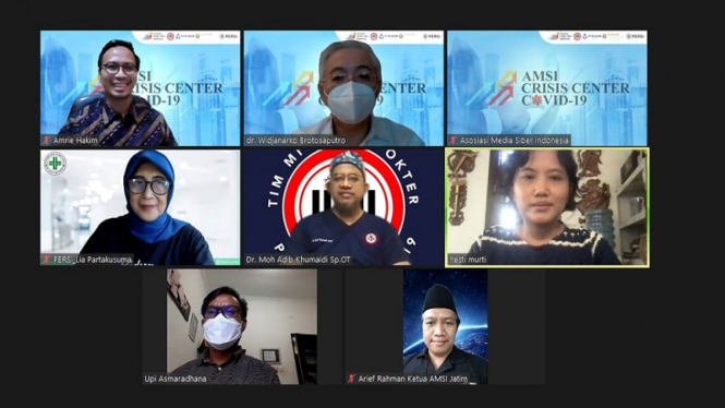 Asosiasi Media Siber Indonesia (AMSI) membentuk AMSI Crisis Center COVID-19 