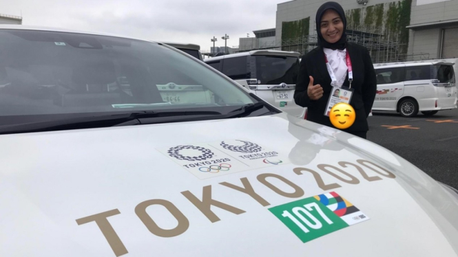 Sulistyana Arianti seorang relawan Olimpiade Tokyo 2020 asal Indonesia