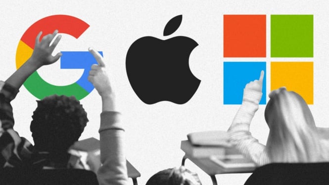 Apple, Microsoft, dan Google Alphabet.