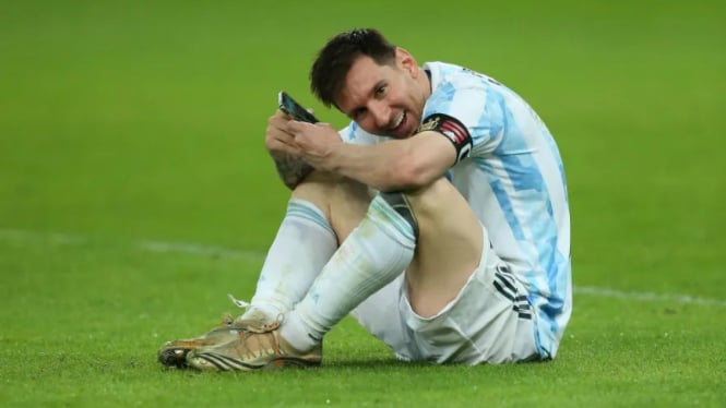 Kapten Timnas Argentina, Lionel Messi.