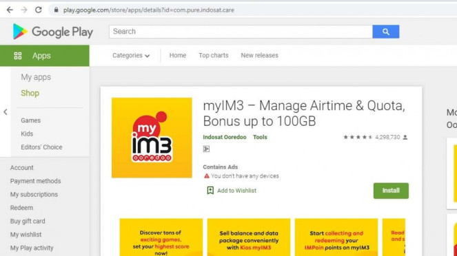 Aplikasi MyIM3