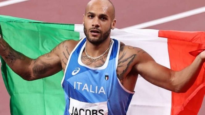 Sprinter asal Italia, Marcell Jacobs.