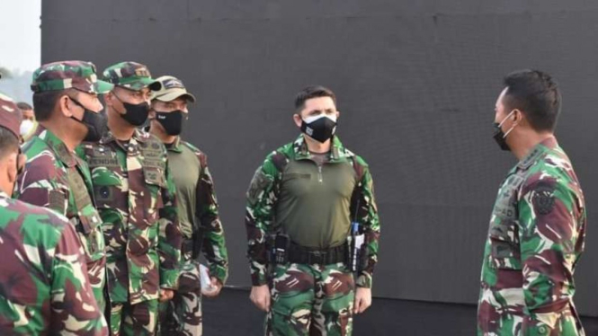 VIVA Militer: Jenderal TNI Andika Perkasa meninjau Latma Garuda Shiel 2021