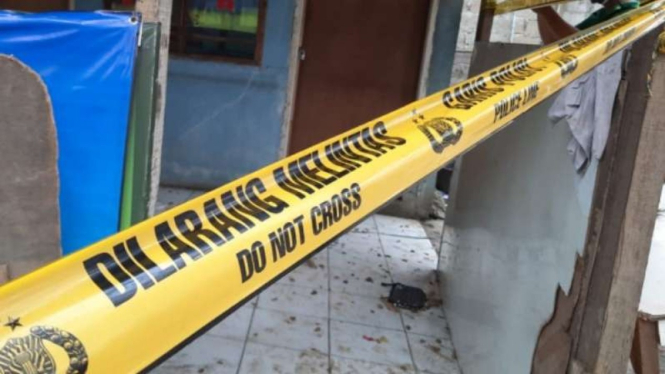 Lokasi pembunuhan janda penjaga warung di Bogor.