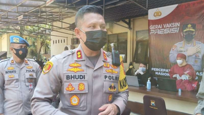 Kepala Kepolisian Resor Kota Malang Kota Ajun Komisaris Besar Polisi Budi Hermanto