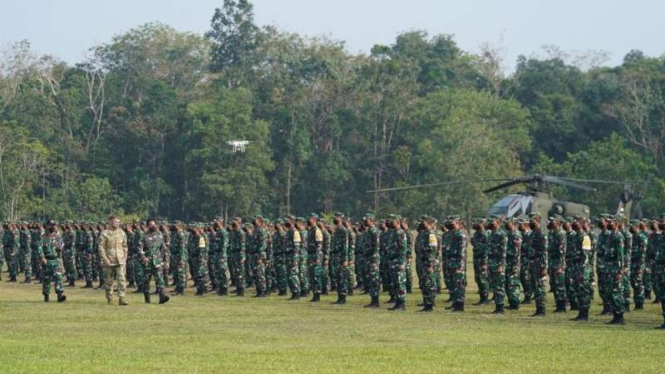 VIVA Militer: Prajurit TNI Angkatan Darat dalam Latma Garuda Shield 2021