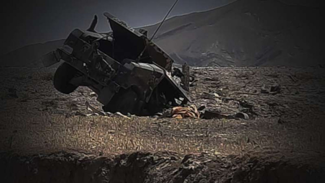 VIVA Militer: Kondisi pasukan Taliban usai diserang Singa Gurun.