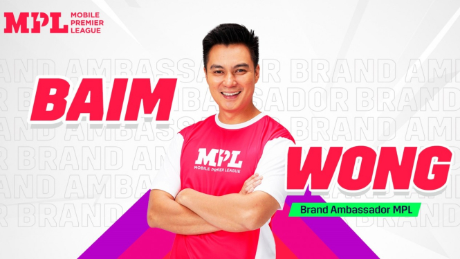 Baim Wong ditunjuk sebagai sebagai Brand Ambassador MPL Indonesia