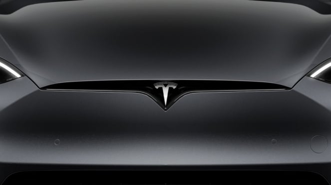 Logo mobil listrik Tesla