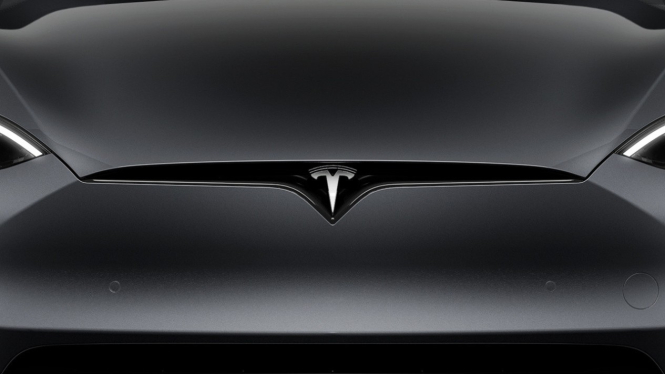 Logo mobil listrik Tesla