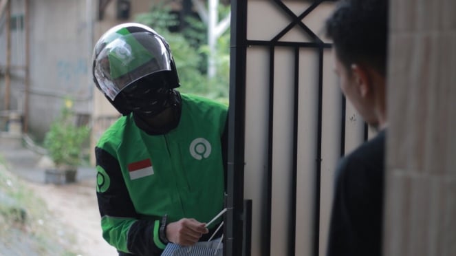 Layanan GoMart dari Gojek. 