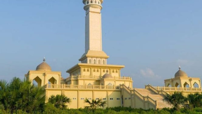 Monumen Islam Samudera Pasai di Desa Beuringen, Kecamatan Samudera, Kabupaten Aceh Utara, Provinsi Aceh.