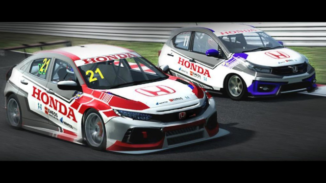 Balapan virtual Honda Racing Simulator Championship