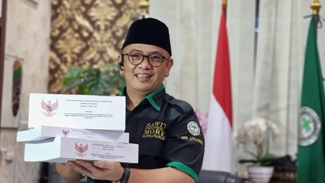 Ketum Apkasindo Gulat ME Manurung (Sumber foto: Apkasindo)