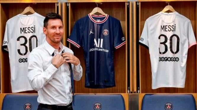 Lionel Messi resmi gabung PSG