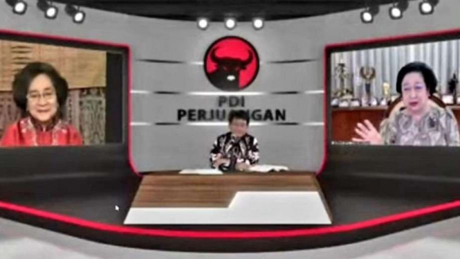 Megawati Soekarnoputri dan Meutia Hatta di Webiner