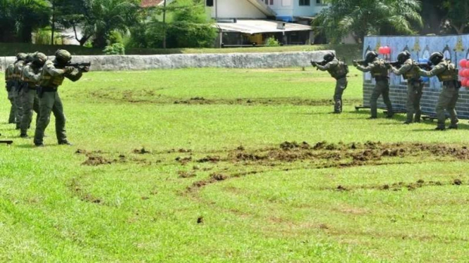 VIVA Militer: Pasukan Yontaifib Korps Marinir TNI Angkatan Laut