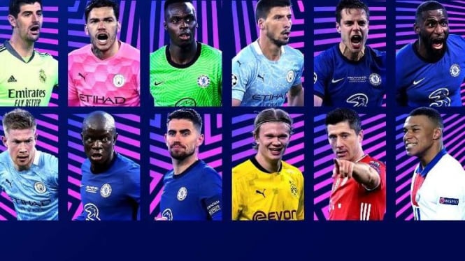 Nominasi pemain terbaik Liga Champions 2020/21.