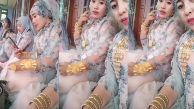 Viral dua Emak-emak 'Sultan' Pamer Gelang Emas (Instagram/kamerapengawas)