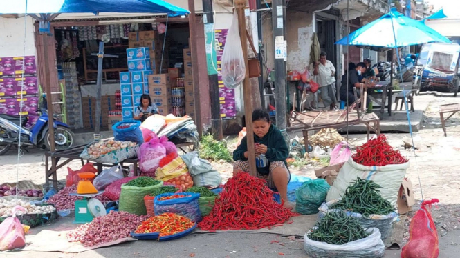 Pedagang Cabai di Salah Satu Pasar di Kota Medan