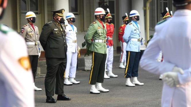Komandan Upacara HUT RI ke-76 di Istana Merdeka