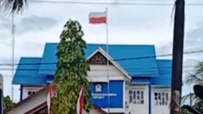 Peristiwa terbaliknya pemasangan bendera merah putih di Aceh Barat