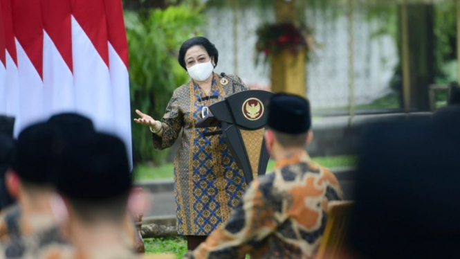 Presiden RI ke-5 sekaligus Ketua Umum PDIP Megawati Soekarnoputri.