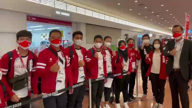 Kontingen Indonesia untuk Paralimpiade Tokyo kloter ke-2 dan 3 tiba di Jepang