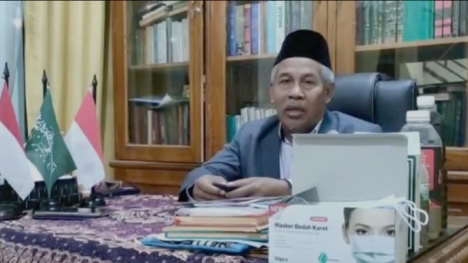 Ketua PWNU Jatim KH Marzuki Mustamar.