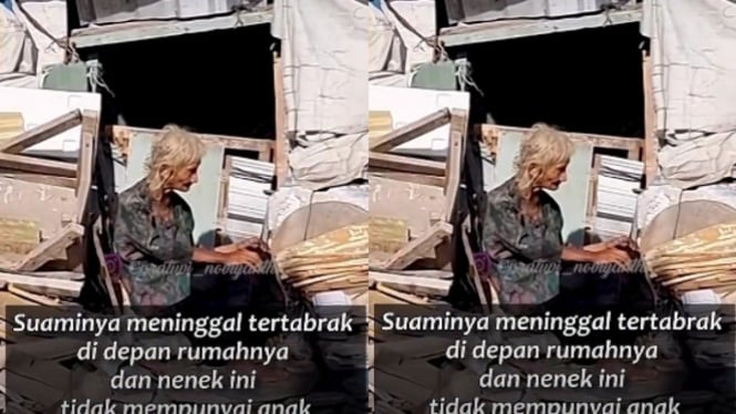 Kisah Nenek Hidup Sebatang Kara (TikTok/ratiwi_noviyanthi_real)