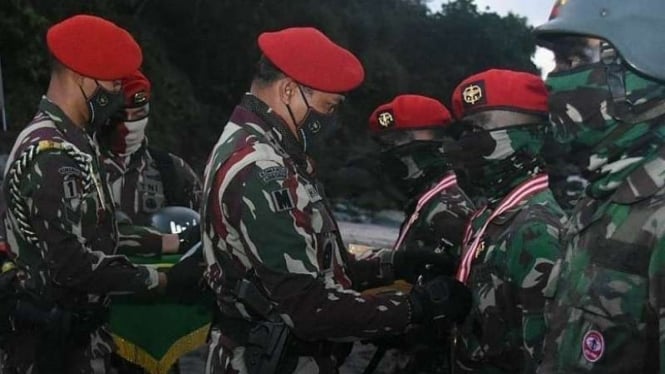 VIVA Militer: Danjen Kopassus, Mayjen TNI Mohamad Hasan, lantik anggota baru 