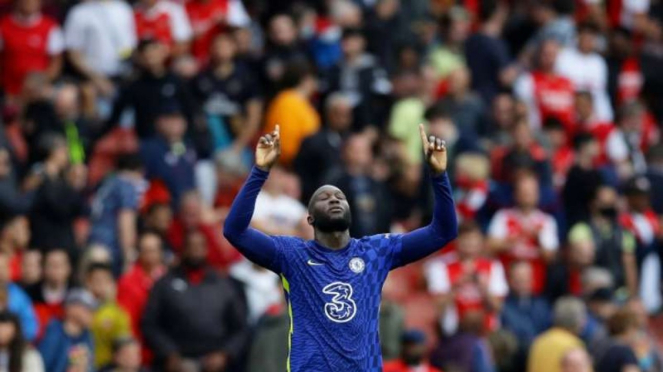 Striker Chelsea, Romelu Lukaku.