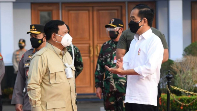 Presiden Joko Widodo didampingi Menhan Prabowo Subianto akan menuju Kaltim.