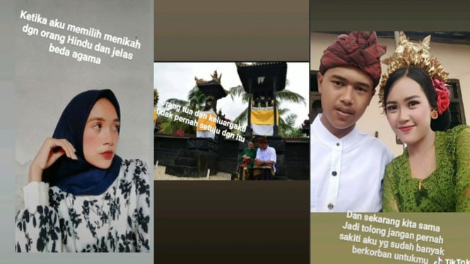 Beda Agama, Ketika Aku Menikah dengan Orang Hindu (TikTok/lilisetianingrum89)